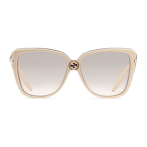 ivory gucci sunglasses|Gucci Sunglasses for Women .